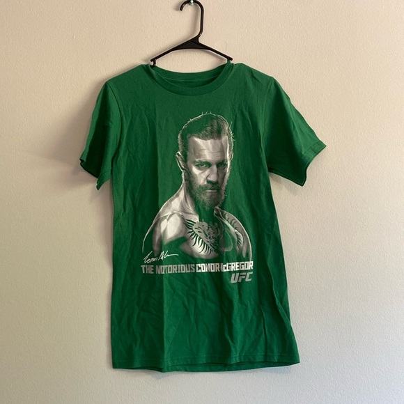 UFC Unisex Green Conor McGregor T-shirt - Picture 1 of 2